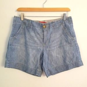 Gap Chambray Denim Jean Shorts